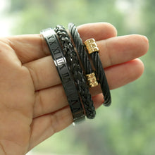 Load image into Gallery viewer, 3pcs Roman Numerals Minimalist Bracelets By LifeOfGem™
