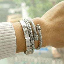 Load image into Gallery viewer, 3pcs Roman Numerals Minimalist Bracelets By LifeOfGem™